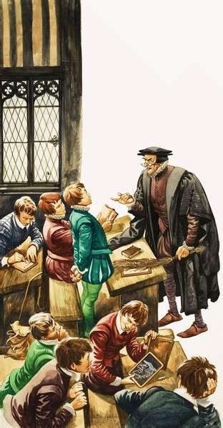 school in tudor england|tudor schools information.